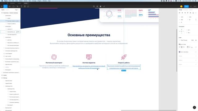 Использование приложения Figma в дизайне посадочных страниц смотреть онлайн
