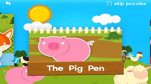 Farm Games Animal for Kids Puzzles смотреть онлайн