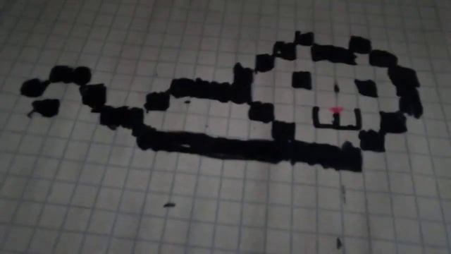 Как нарисовать кота и мышку по клеточкам смотреть онлайн