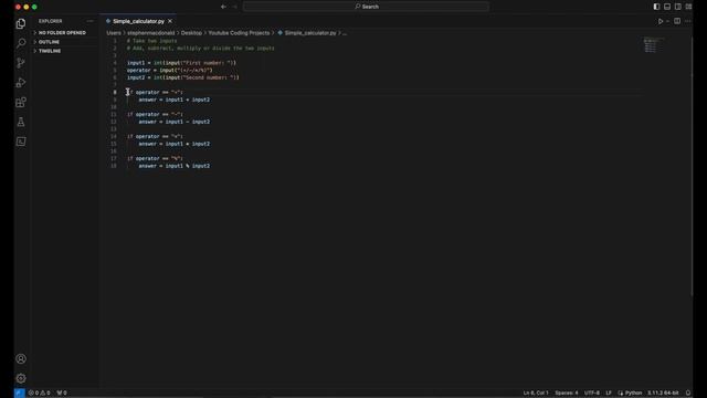 Learn to Code in Python - Simple Calculator - Learn to Code смотреть онлайн