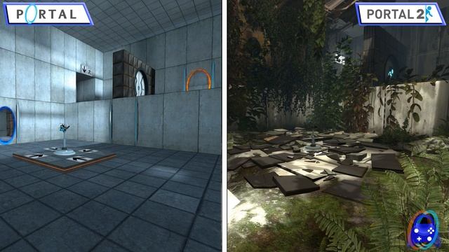 PORTAL vs PORTAL 2 | Aperture Graphics Evolution | Analista De Bits смотреть онлайн