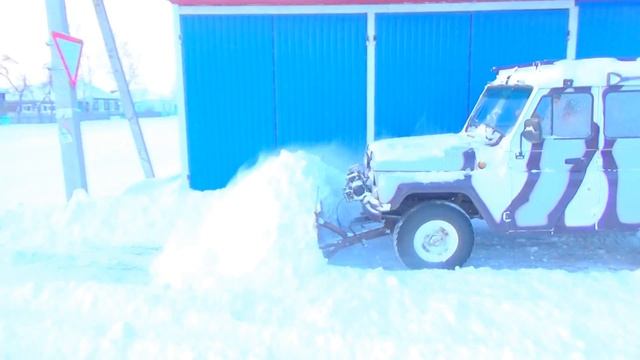 лопата к уазику чистка снега смотреть онлайн