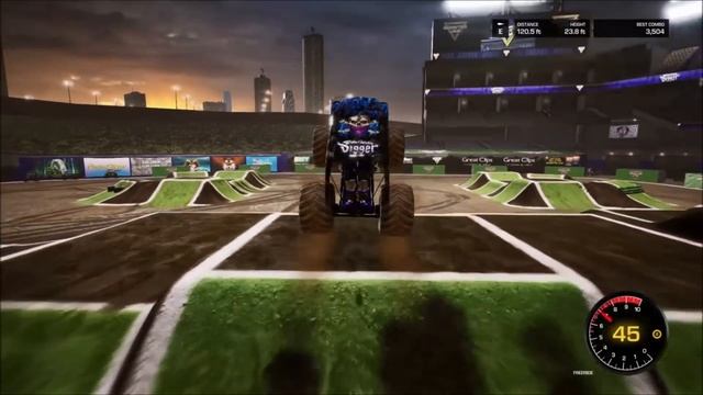 Monster Jam Steel Titans vs Monster Truck Destruction Video Game 2020 Freestyle Championship смотреть онлайн
