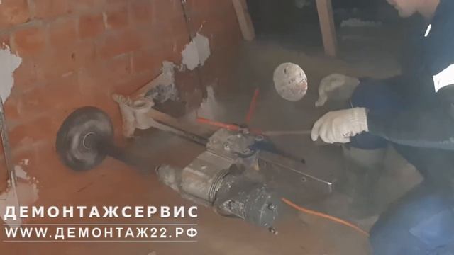 Алмазное бурение в кирпиче «на сухую» смотреть онлайн