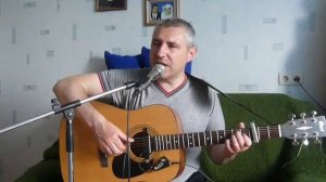 "Что стоишь качаясь тонкая рябина" - песня под гитару