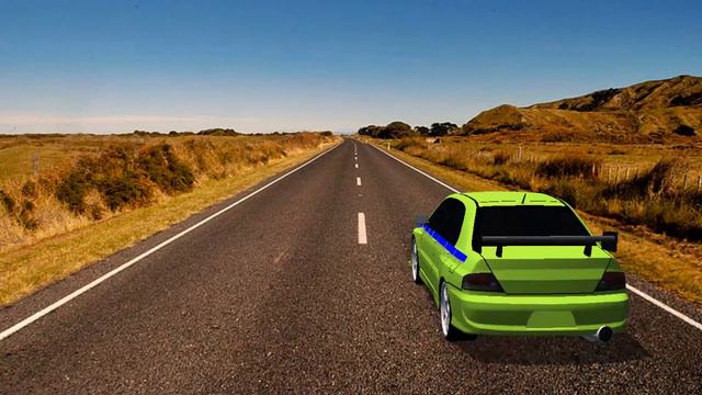 Mitsubishi Evo 2 fast 2 furious in drive - free green screen - free use смотреть онлайн