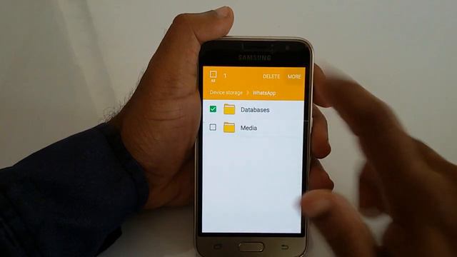 How to delete databases of whatsapp application Samsung Android Mobile смотреть онлайн