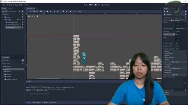 Godot: Code Your Own Minecraft Platformer Game (Level 2) - Adding a Camera | S08E04 смотреть онлайн