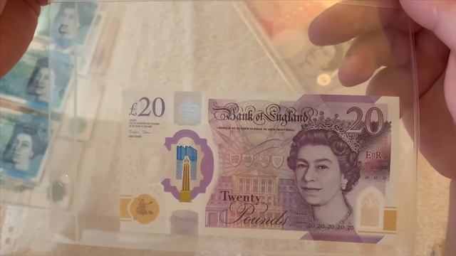 Old And New British Banknotes