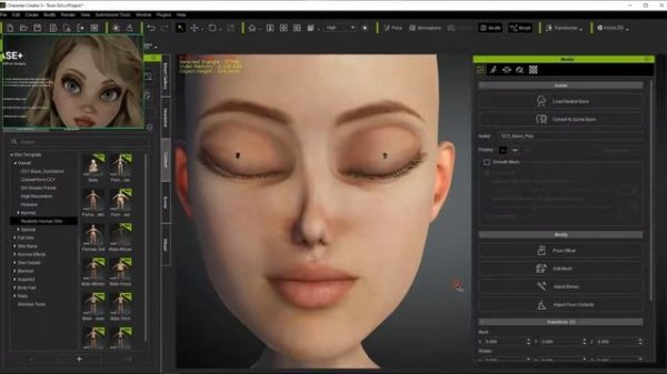 Reallusion Character Creator 3: How To Make Toon Girl Eyes