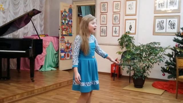 Выступление Ани Шилимановой в роли Снегурочки смотреть онлайн