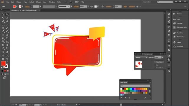 Tutorial Banner Sale Adobe Illustrator - FREE Download File смотреть онлайн