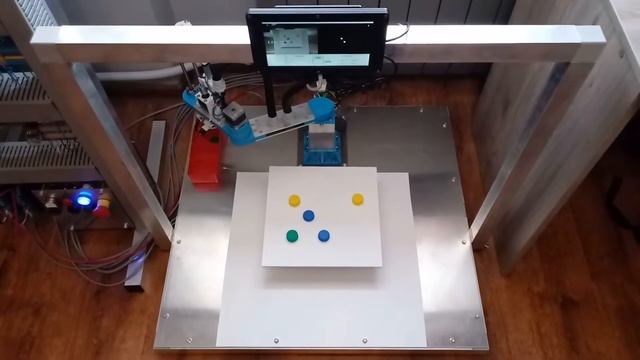 3D printed SCARA robot - sorting bottle caps смотреть онлайн