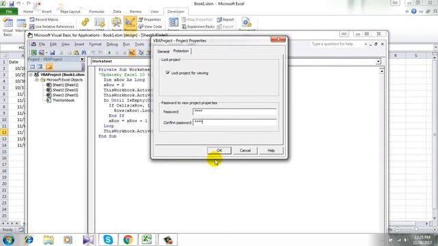 How to Protect VBA Code in Excel смотреть онлайн