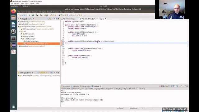 PBwJ Intro to OOP, Liang Ch 09 Listing 07 смотреть онлайн