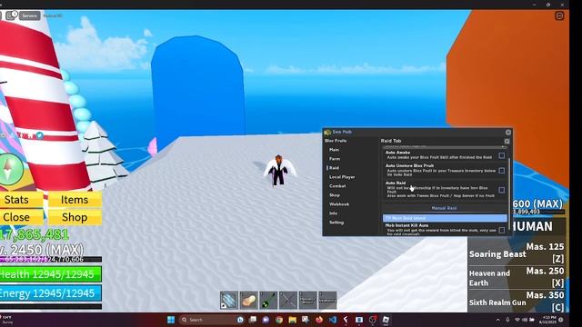 Roblox blox fruits sea hub paid script (OP) смотреть онлайн