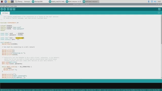 Raspberry Pi Pico gets WiFi via an ESP01 and UART смотреть онлайн