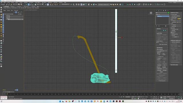 Как сделать в 3ds Max деформацию объекта по траектории. Path Deform. Урок 8. смотреть онлайн