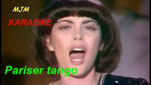 Pariser tango --- Mireille Mathieu --- KARAOKE смотреть онлайн