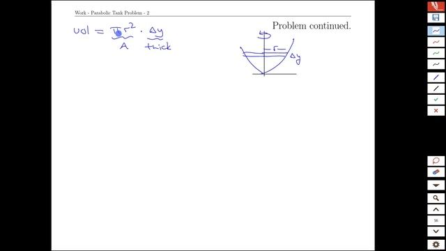 Topic 9-14 Work - Parabolic Tank Problem смотреть онлайн