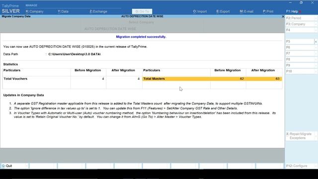 TallyPrime 3.0 me Data Migrate Ho Gaya ab TallyPrime 2.1 Me Open kese kare ??? смотреть онлайн