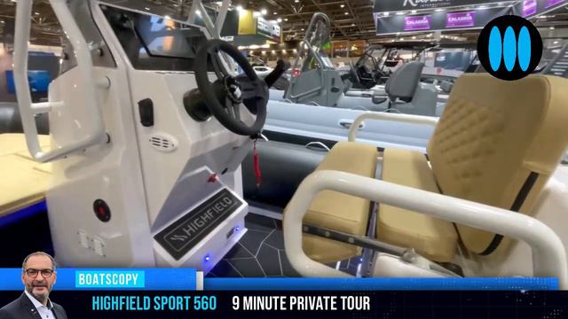 BoatScopy HIGHFIELD SPORT 560 - 9 minute private tour смотреть онлайн