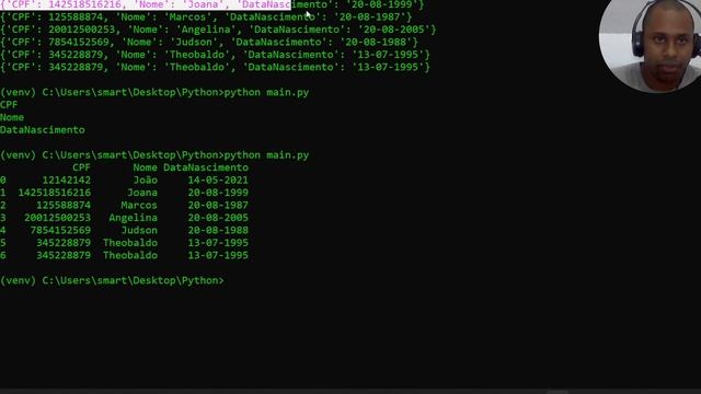 Usando pandas no python para visualizar o banco de dados смотреть онлайн