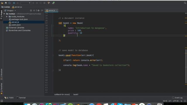 NodeJS Tutorial For Beginners # Mongoose Schema , insert documents, insert multiple documents смотреть онлайн