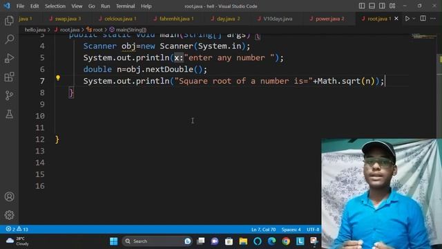 CALCULATE SQUARE ROOT WITH AND WITHOUT MATH FUNCTION IN JAVA смотреть онлайн