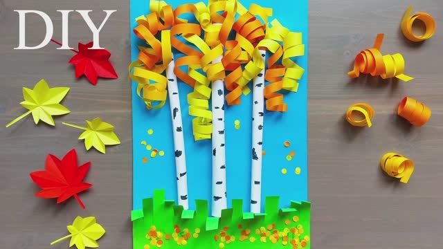 ОСЕННЯЯ ПОДЕЛКА, АППЛИКАЦИЯ своими руками смотреть онлайн