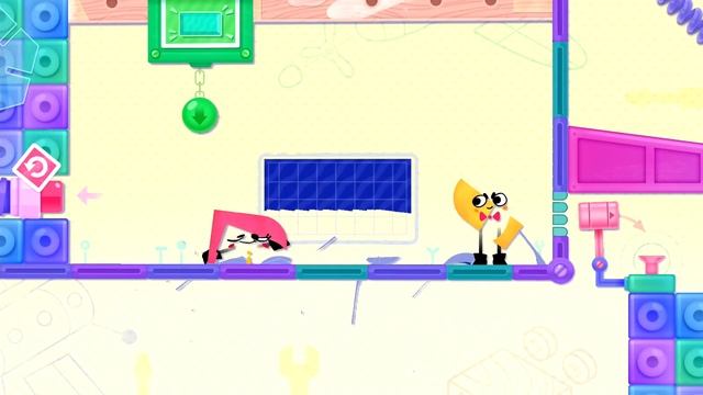 РЕЖЕМ ДРУГ ДРУГА на Nintendo Switch  Snipperclips 12