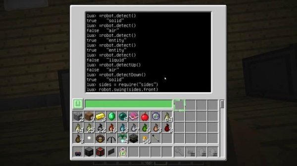 OpenComputers гайд►Дополнительные API и Robot API. (перезалив)