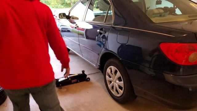 Installing The New Bridgestone Blizzak WS90 on my 2006 Toyota Corolla LE смотреть онлайн