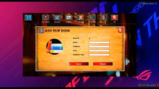 Library Management System Using (NetBeans IDE) | Java Swing || and MYSQL Database смотреть онлайн