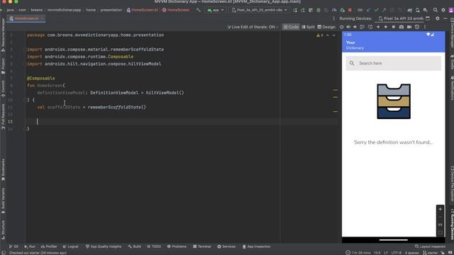 How to Make an MVVM Dictionary App (MVVM & Jetpack Compose) - Android Studio Tutorial смотреть онлайн