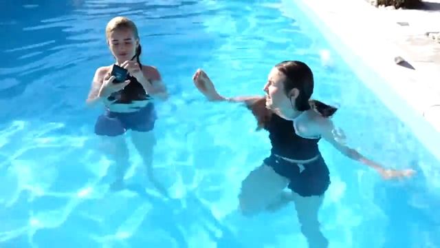 Макияж под водой!!!Кто выиграл спор? смотреть онлайн