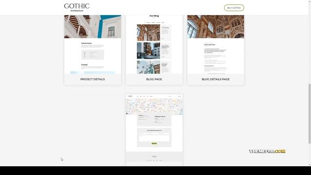 Gothic - Architecture Vue Nuxt JS Template furniture designer смотреть онлайн