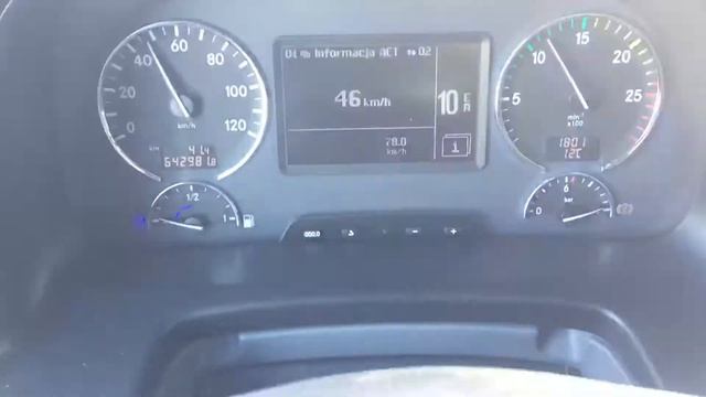 Mercedes Actros MP3 1844 0-90 acceleration смотреть онлайн