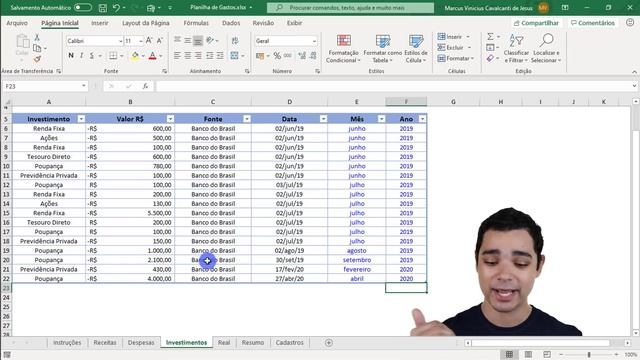 Planilha de Controle Financeiro no Excel (Download Gratuito) смотреть онлайн