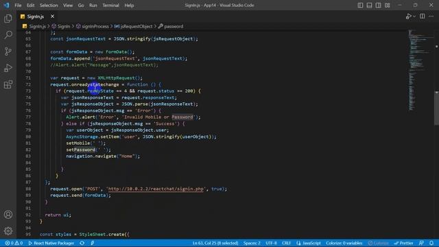 Sign In | Cross Platform Application Development | React Native смотреть онлайн