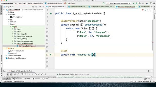 Data Provider - Selenium Java смотреть онлайн