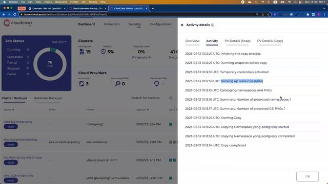 ROSA Backup - OpenShift Container Backups made easy with CloudCasa by Yongkang | Kubernetes Backup смотреть онлайн