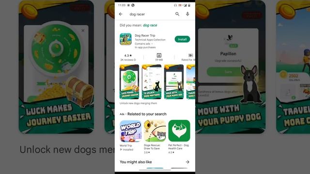 which game is the best ?? || dog racer or world trip смотреть онлайн