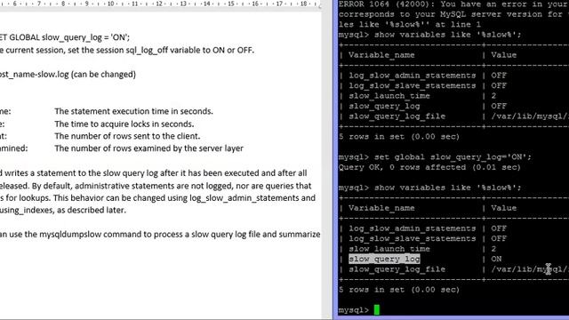 MySQL Logs Part-2 (Slow Query Log) смотреть онлайн