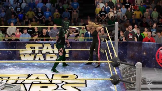 Glimmer 47 AntiDivas Championship TLC: MsChif (CageKing vs Blackout) © vs Trish Stratus (J) смотреть онлайн