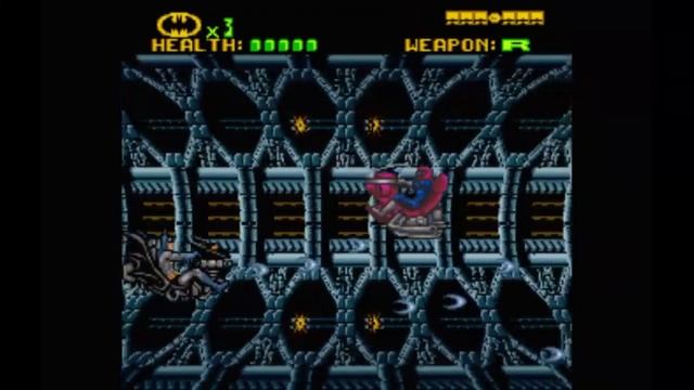Super Nintendo (Snes) 16-bit Batman Revenge of the Joker stage 4