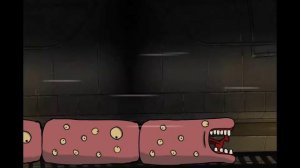 Анимация «Пирамидоголовый против Пожирателя поездов».