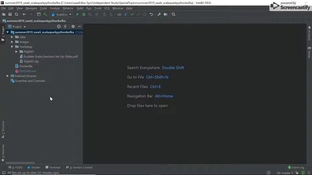 Deploy docker container to intelliJ for scala application смотреть онлайн