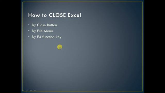 MS Excel - How to start and close 3 ways. смотреть онлайн