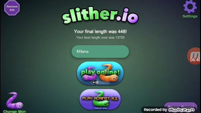 Играем с аидом в slither.io пытаемся встретится смотреть онлайн